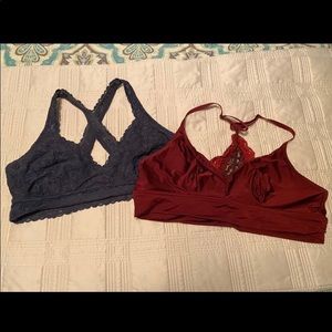 2 Arie bralettes, size XL